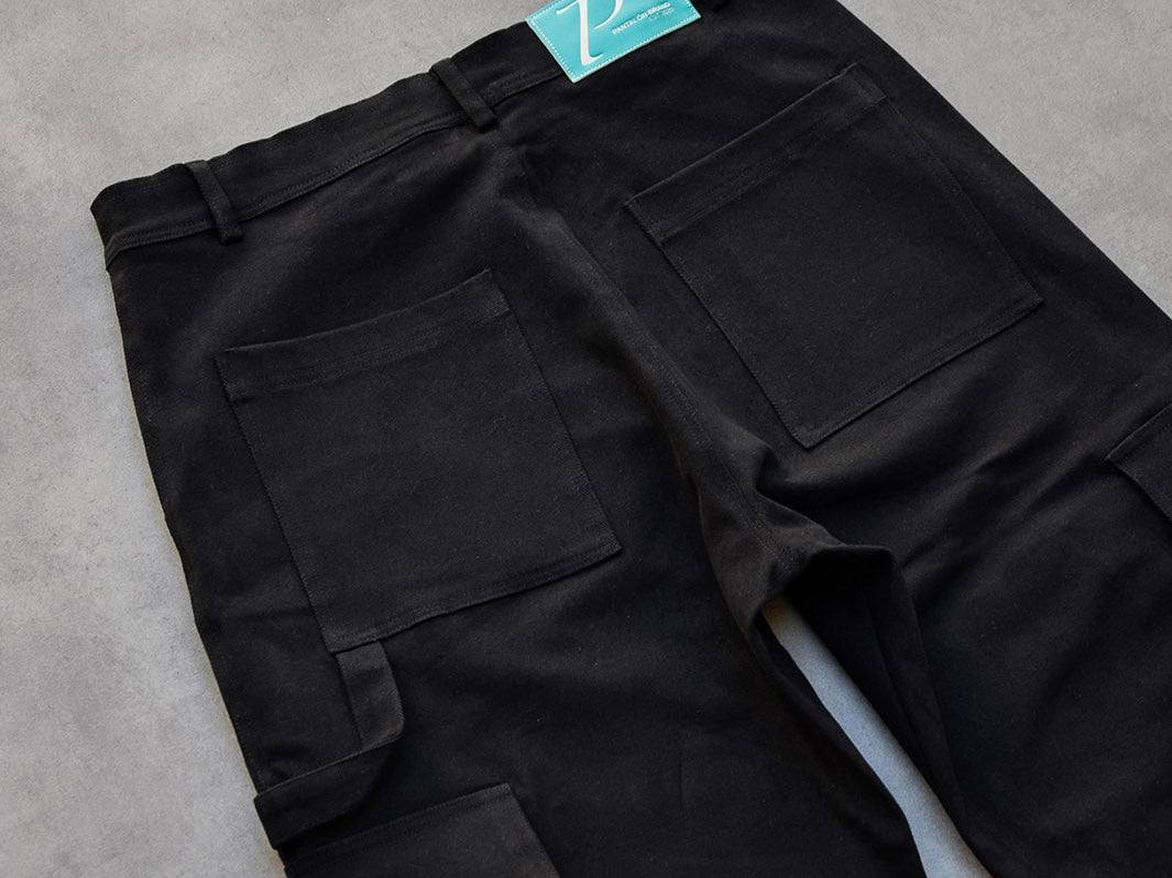 6 Pockets Cargo Pant Black | Pantalón