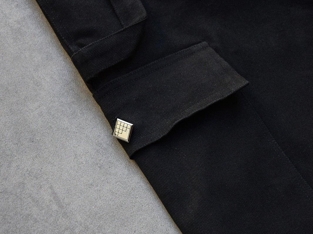 6 Pockets Cargo Pant Black | Pantalón