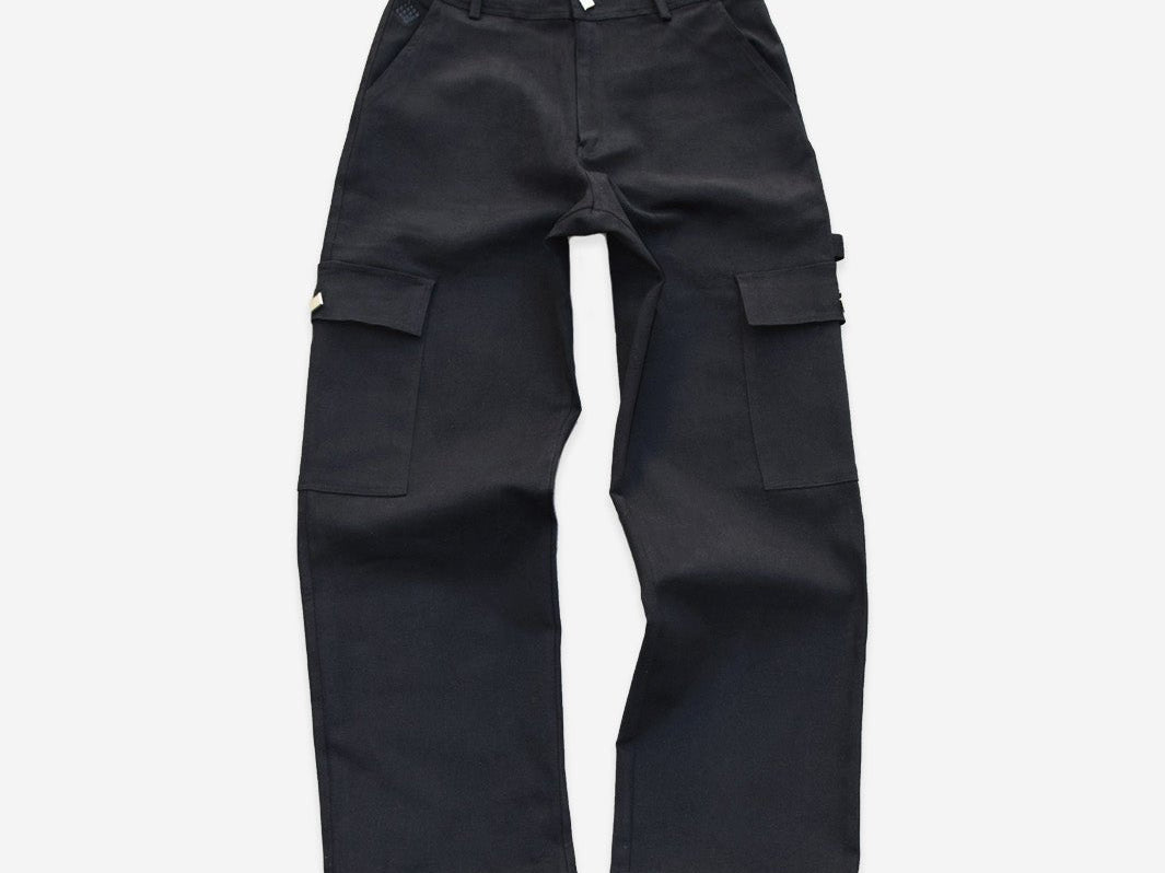 6 Pockets Cargo Pant Black | Pantalón