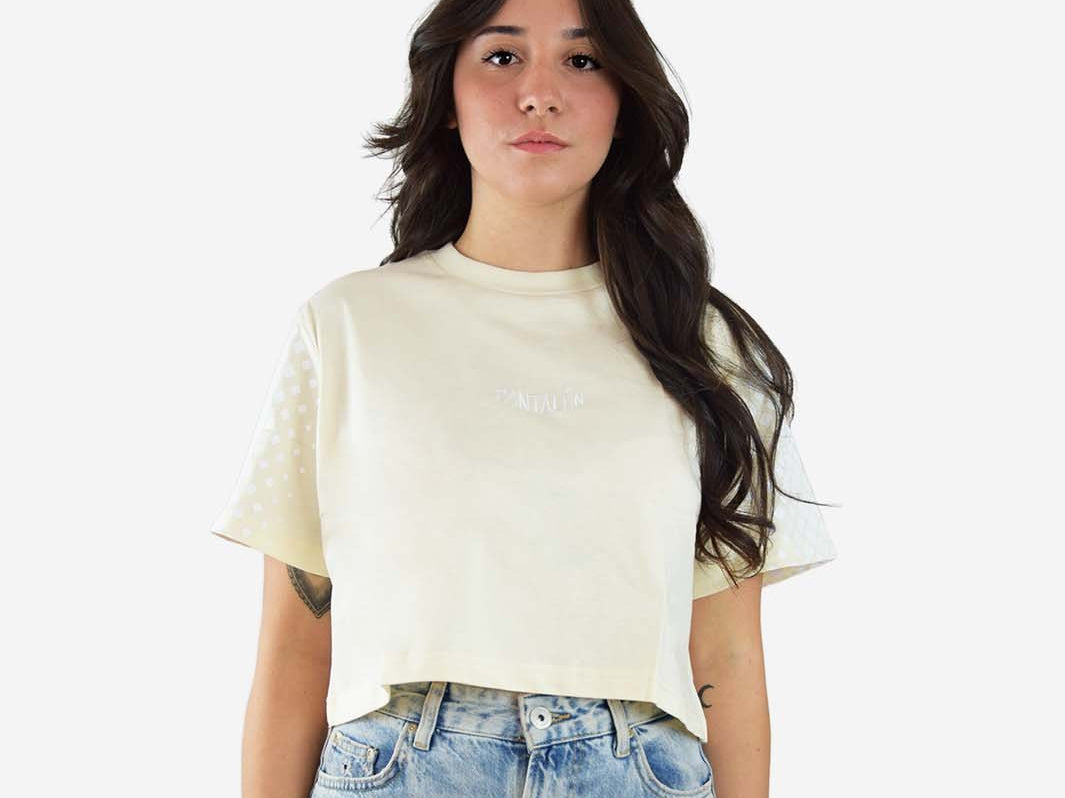 Dispersal Crop Tee Cream | Pantalón