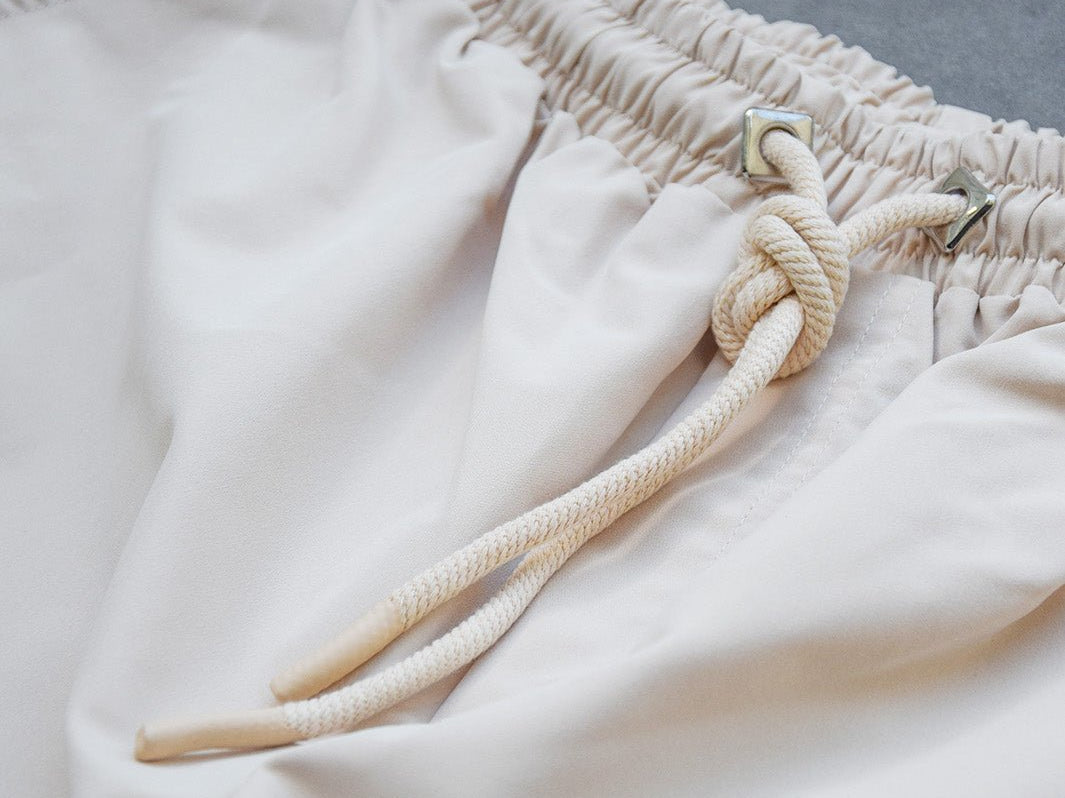 Revival Authentic Swim Shorts Cream | Pantalón