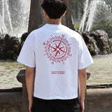 Bari Compass T-shirt Red | Pantalón Brand