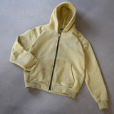 Cozy Comfort Zip Hoodie Vintage Yellow | Pantalón Brand